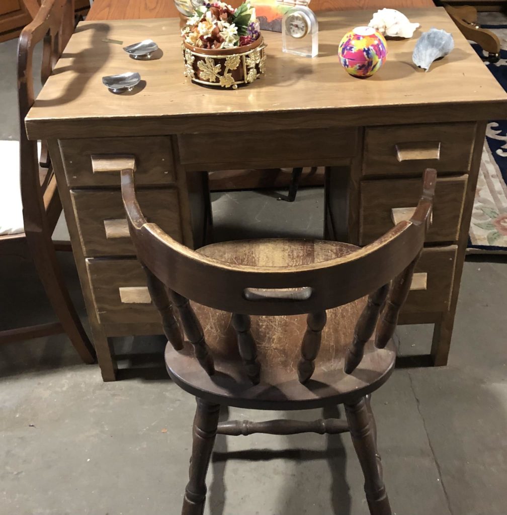 Desk and chair - $40.00