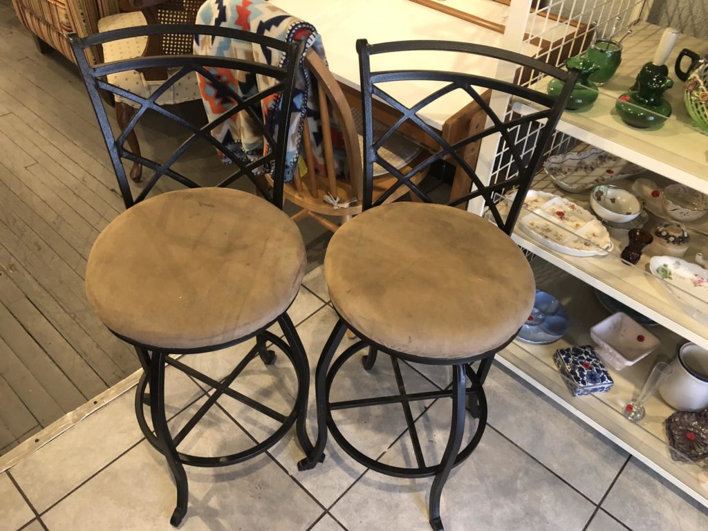 2 sturdy bar stools - $80.00
