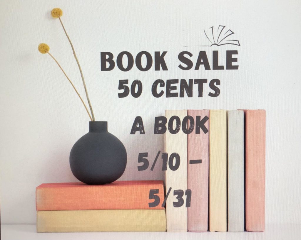 May book sale