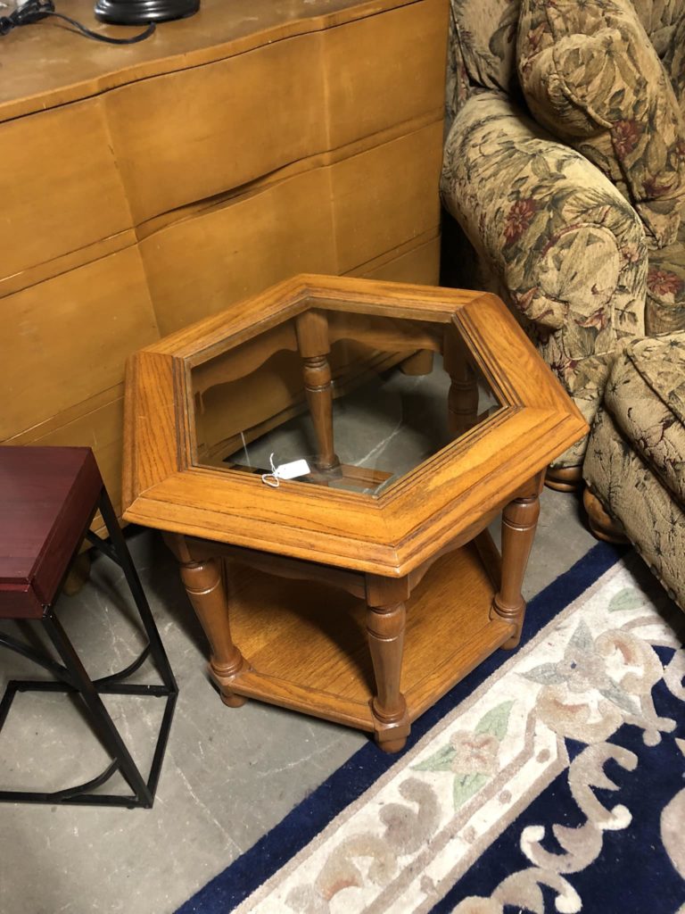 Hex End Table