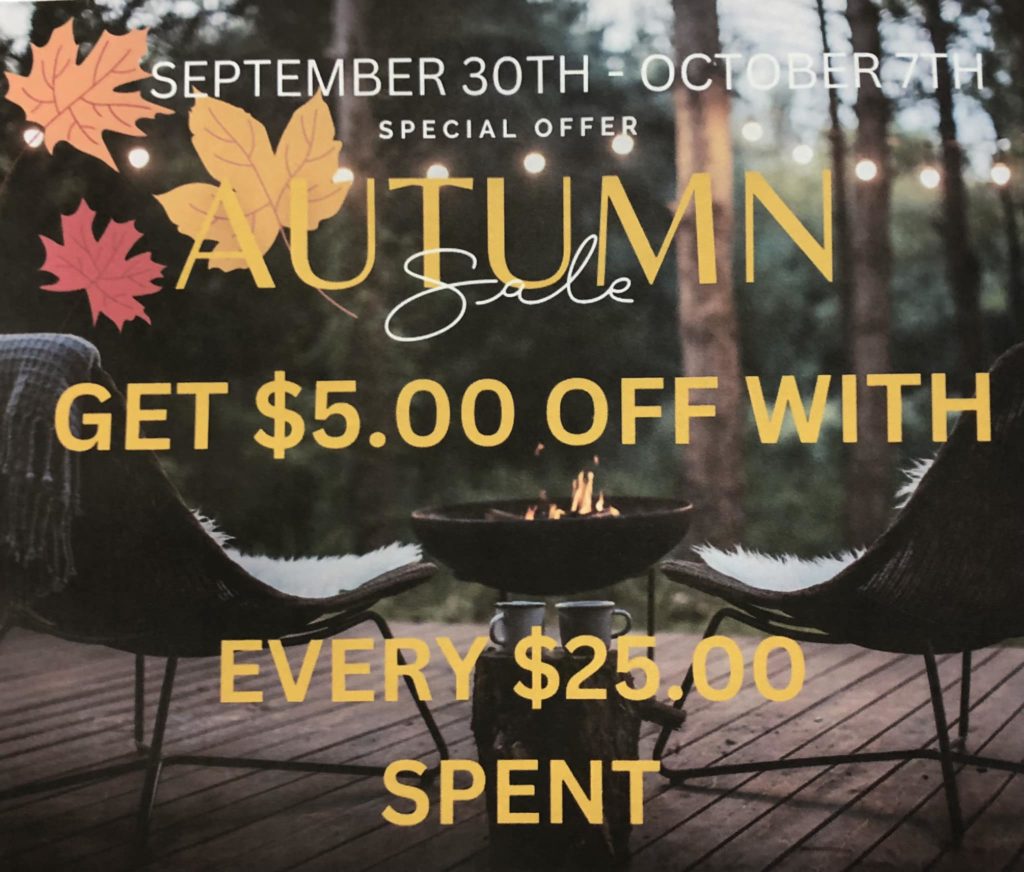Special Autumn Sale