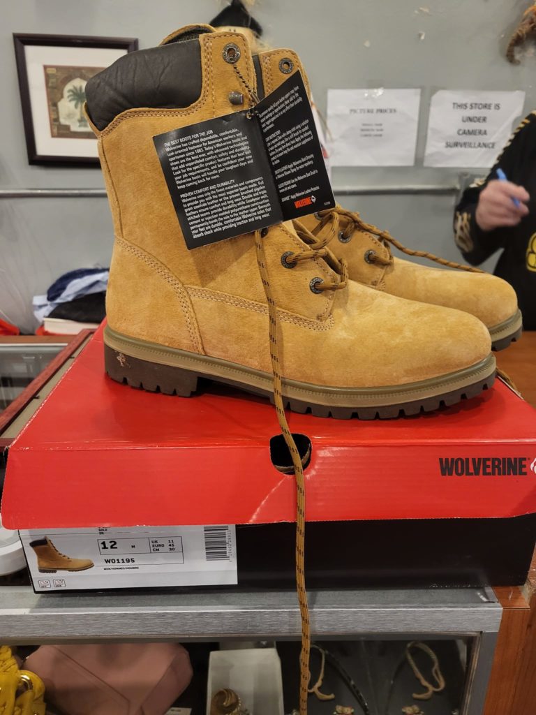 Wolverine boots size 12